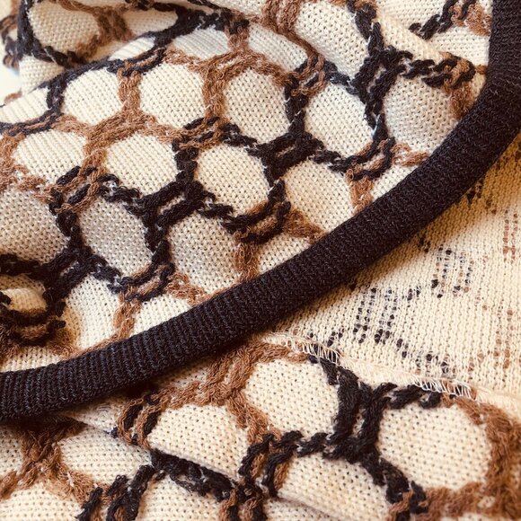 Dalton Vintage 70's Maxi Skirt 100% Wool Deep Side Slit - Picture 14 of 16